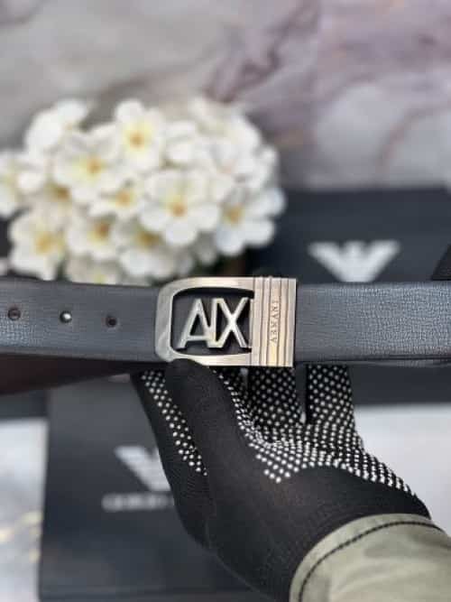 AX@RmANi EX.CHANGE PREMIUM QUALITY IMPORTED REVERSIBLE BELT WITH OG BOX AX-505