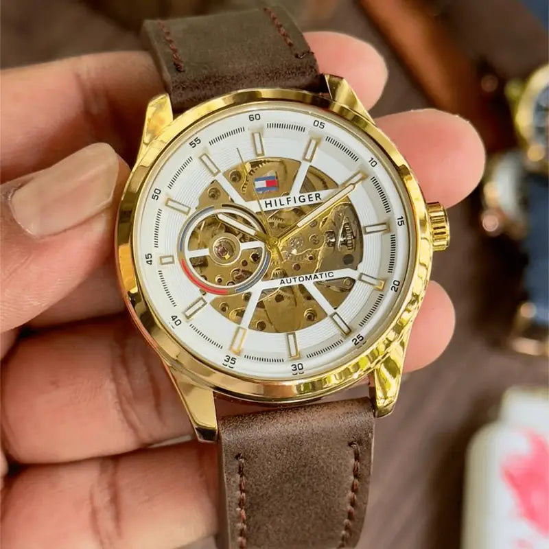 TOMMY HUILIFIGER LEATHER BHAI AUTO