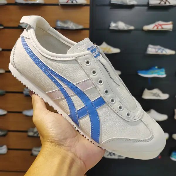Onitsuka Tiger Mexico 66 Slip On White Sky Blue For Mens