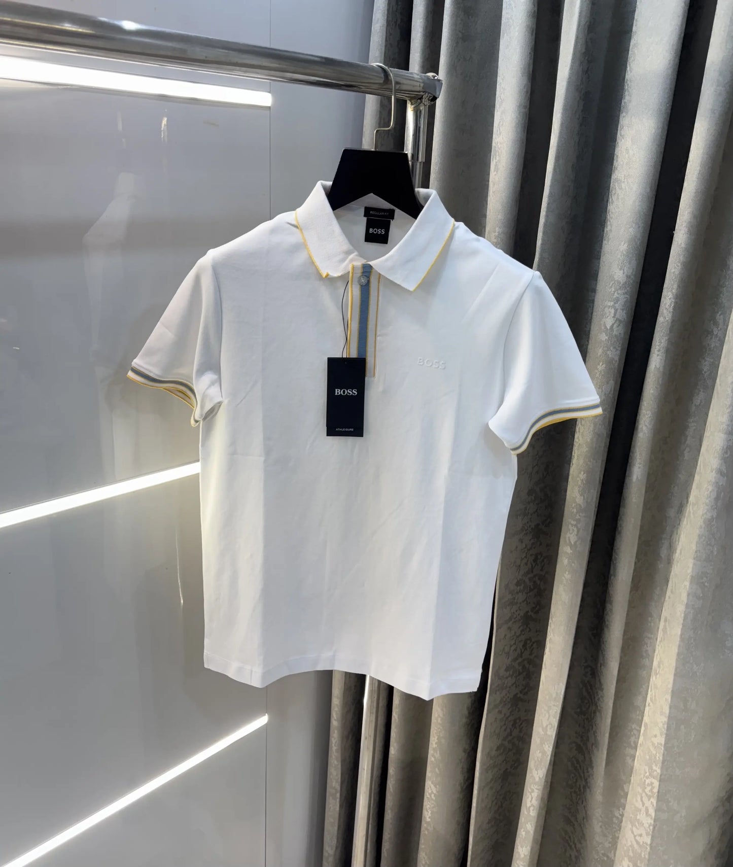 Hugo bO-Ss White Premium Polo T-Shirt