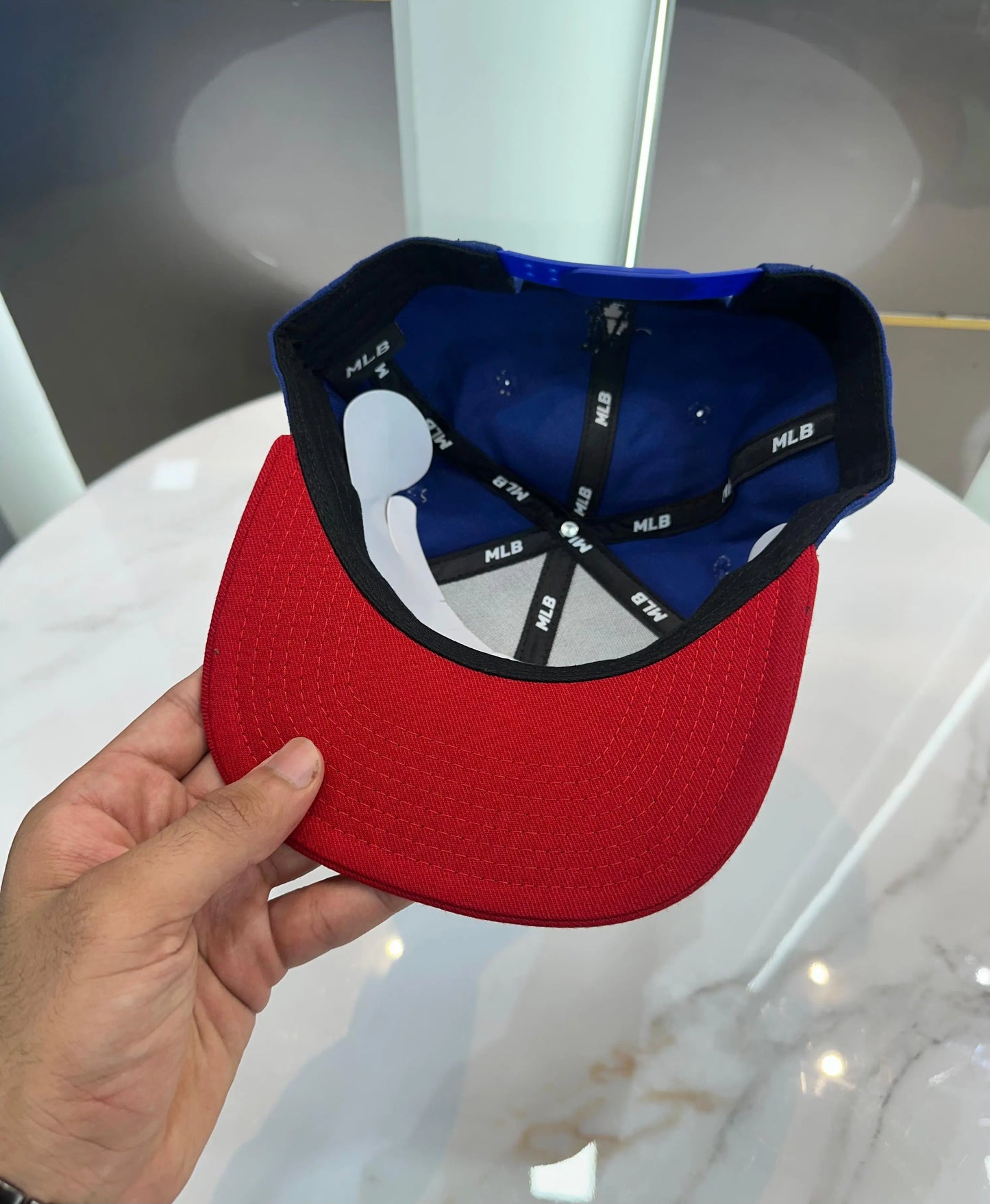 LA Blue Red Imported Cap