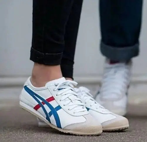 Onitsuk_a Tiger Mexico 66 WhiteBlueRed Girls Premium First Copy Sneakers D-1956