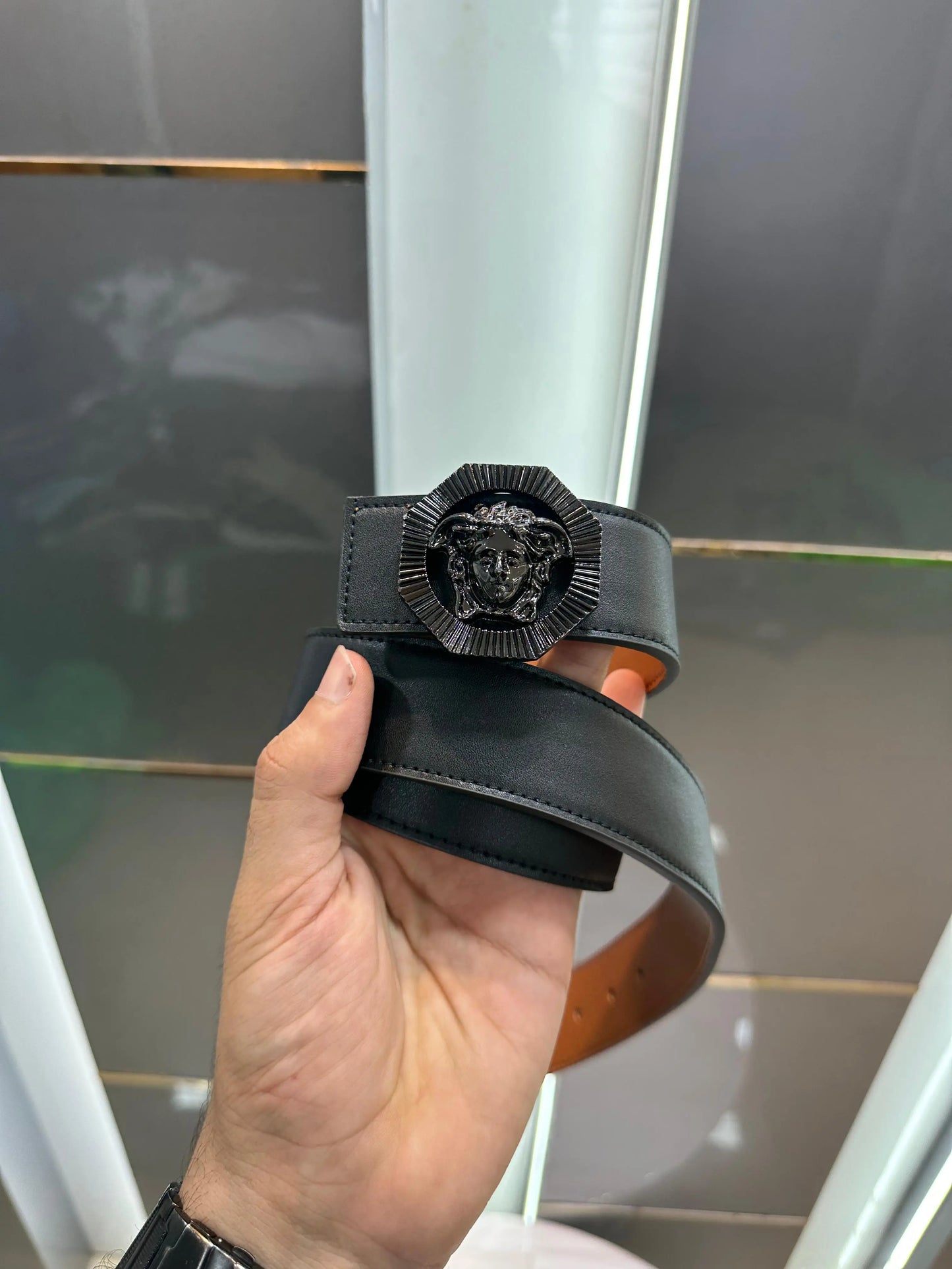Versac e Black 004 Premium Imported Belt