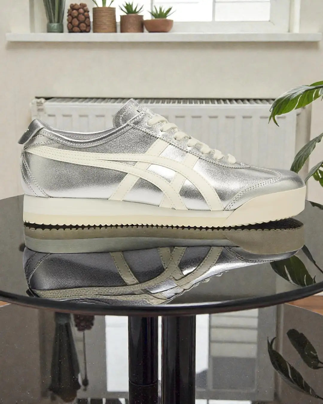 Onitsuka Tiger Mexico 66 SD PF Pure Silver Cream Sneakers Men D-2080