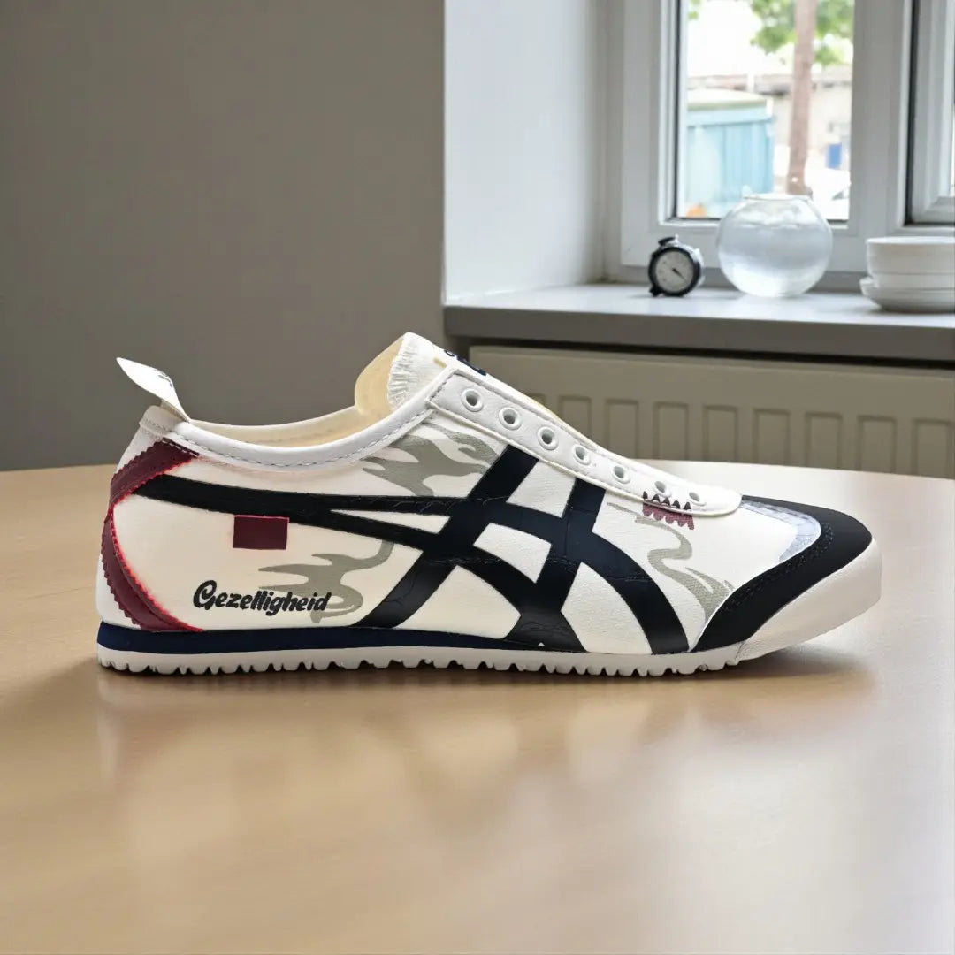 Onitsuka Tiger Mexico 66 Slip-On Blood Oil Mens First Copy Full Accessories D-1910