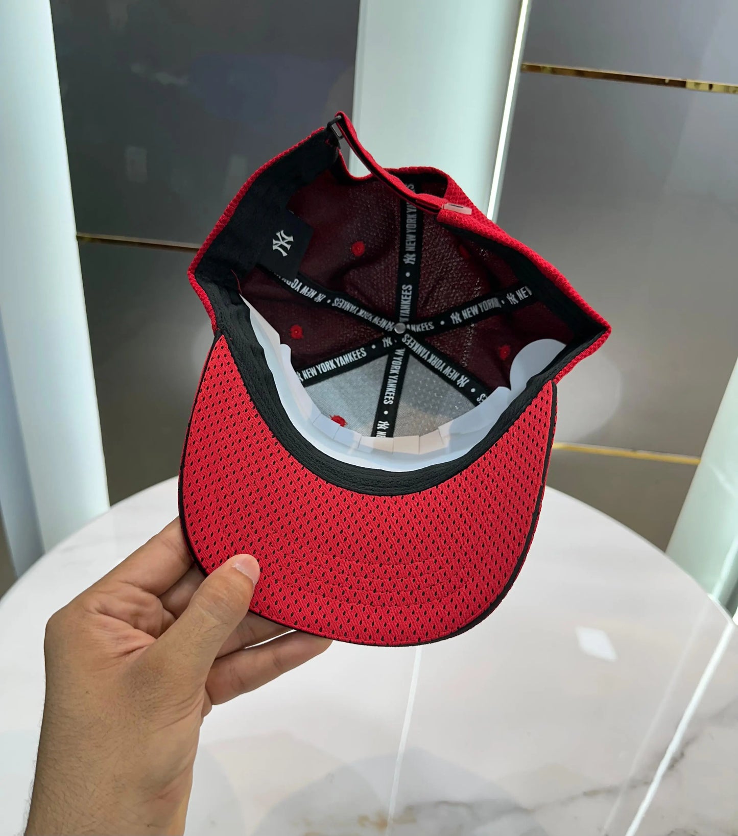 NY Yankees Red Premium Imported Cap
