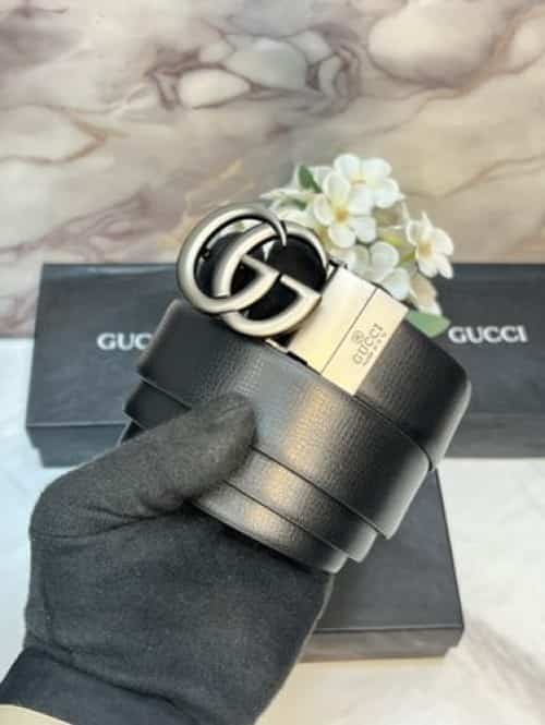 GU·cCI PREMIUM QUALITY IMPORTED REVERSIBLE BELT WITH OG BO·-x..