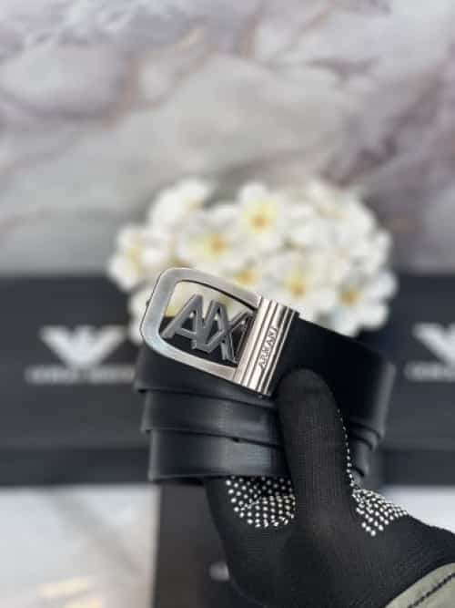 AX@RmANi EX.CHANGE PREMIUM QUALITY IMPORTED REVERSIBLE BELT WITH OG BOX AX-505