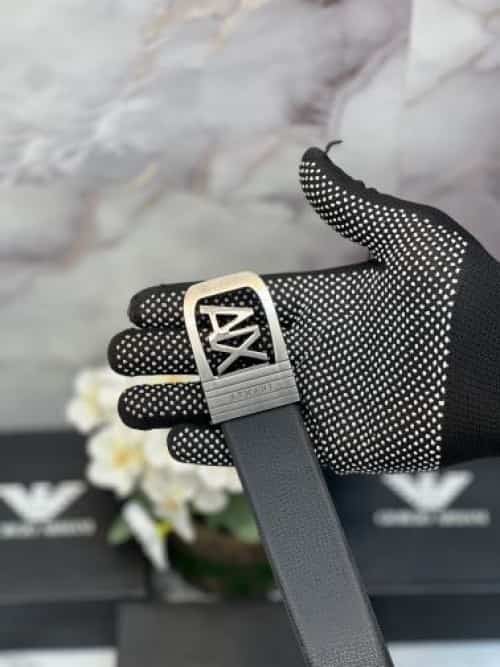 AX@RmANi EX.CHANGE PREMIUM QUALITY IMPORTED REVERSIBLE BELT WITH OG BOX AX-505