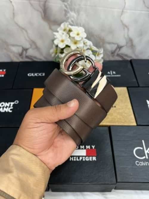 GUCc! PREMIUM QUALITY REVERSIBLE BELT WITH OG BOX GG-602