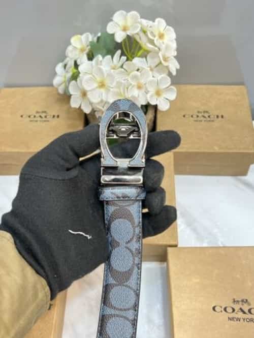 COAC H MONOGR_AM PREMIUM QUALITY IMPORTED AUTOLOCK BELT WITH OG BO·X CH-304