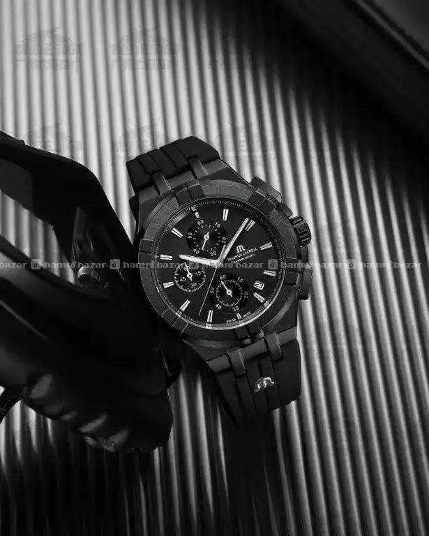 MAURICE LACROIX leather allw