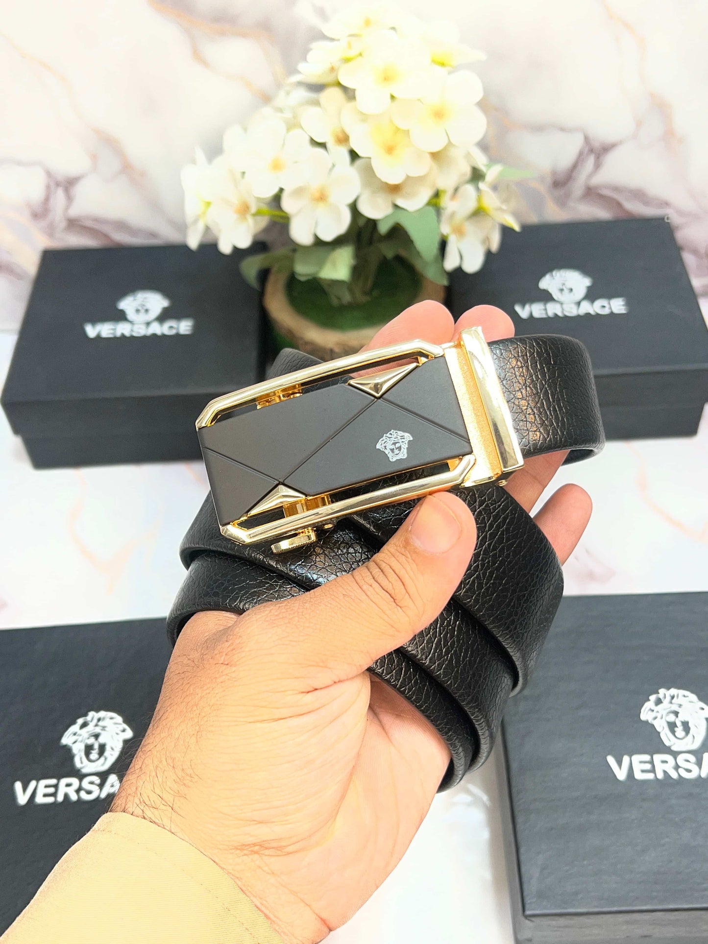 VR VeR_$acE! PREMIUM QUALITY IMPORTED AUTOLOCK BELT WITH OG BOX VR-003