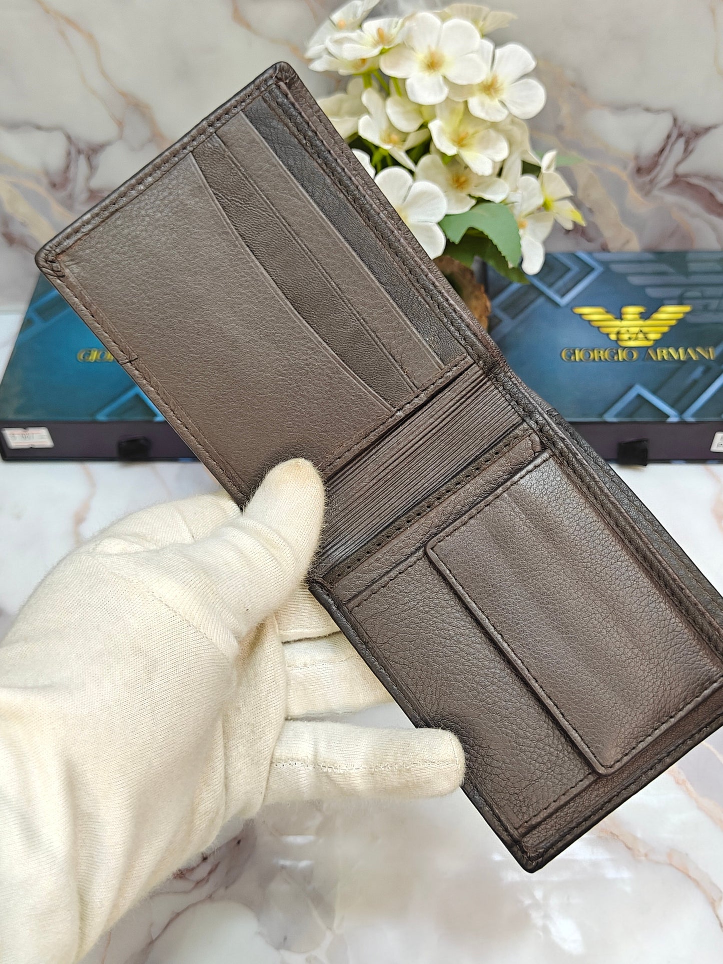 Ax.. @RM..ANI EXCHANGE PREMIUM QUALITY WALLET WITH OG BOX AX-118 SALE