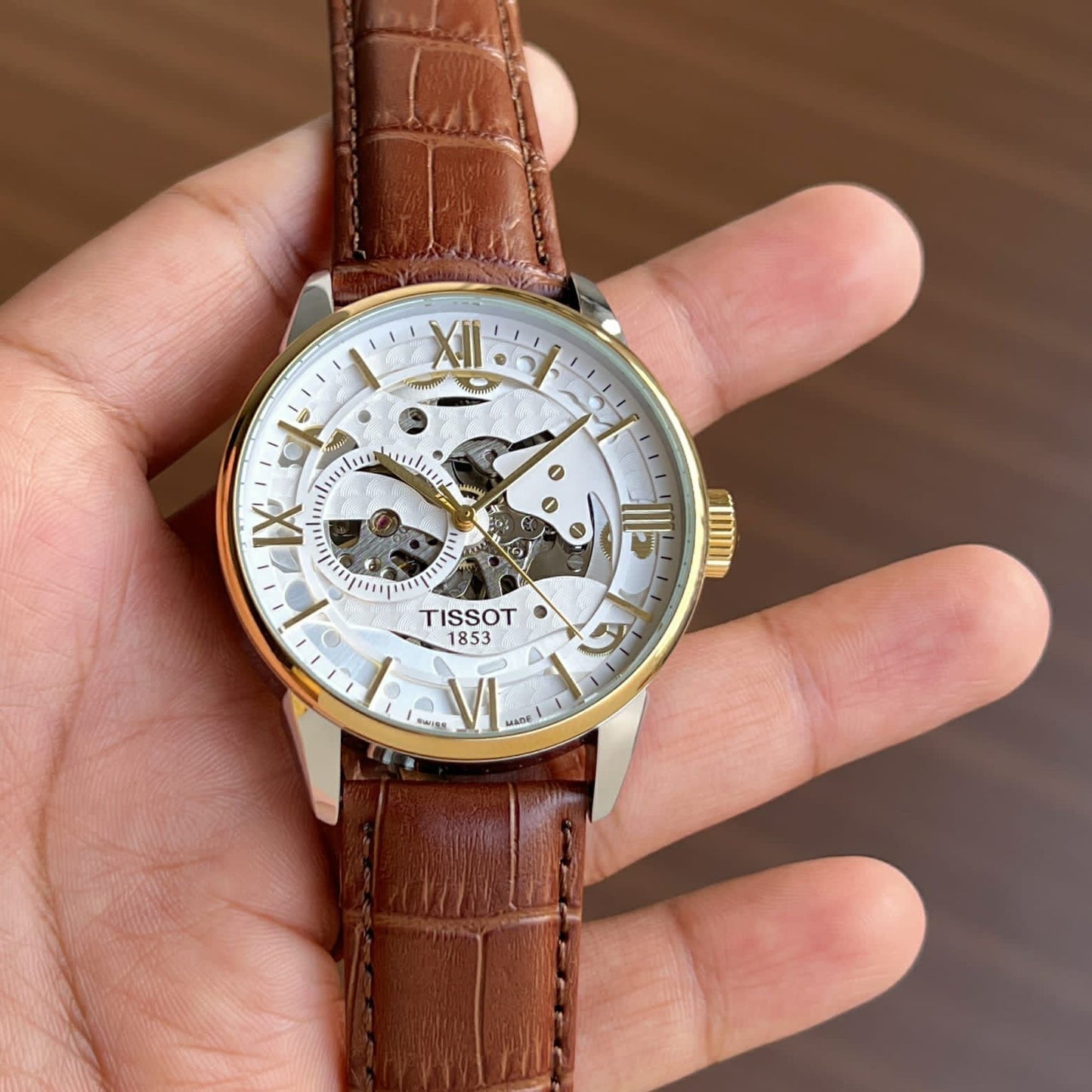TISSOT LEATHER BHAI AUTO