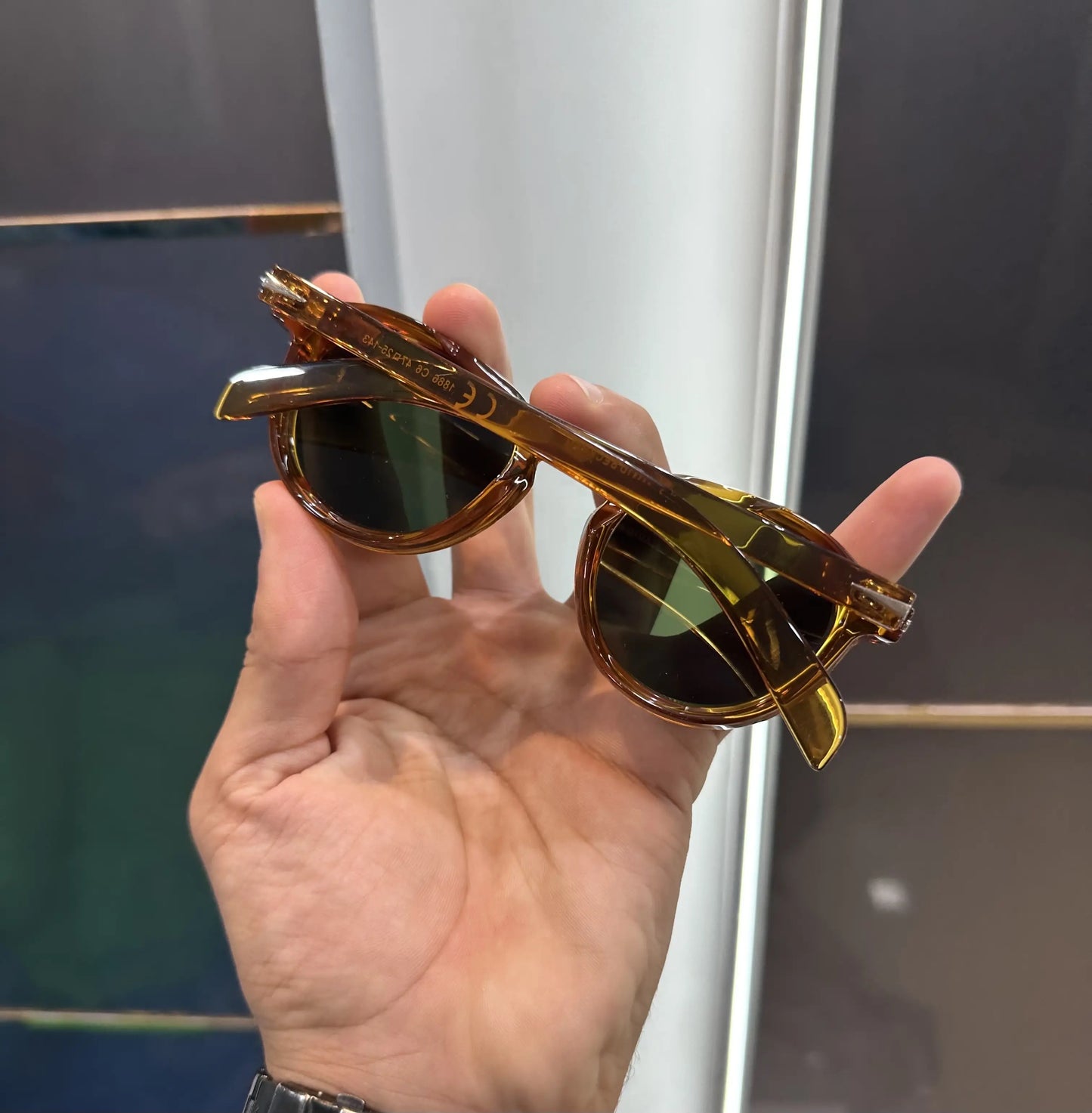 David Beckham Orange Green Premium Shades 5255