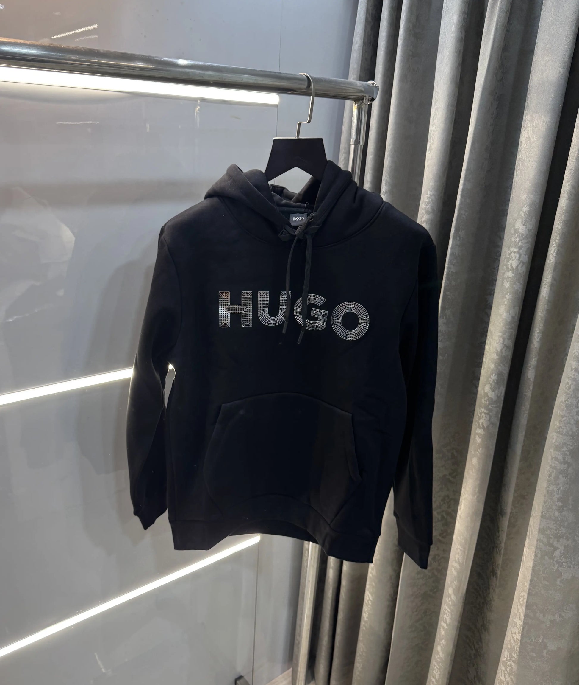 Hugo  Boss Black Logo Print Imported Hoodie