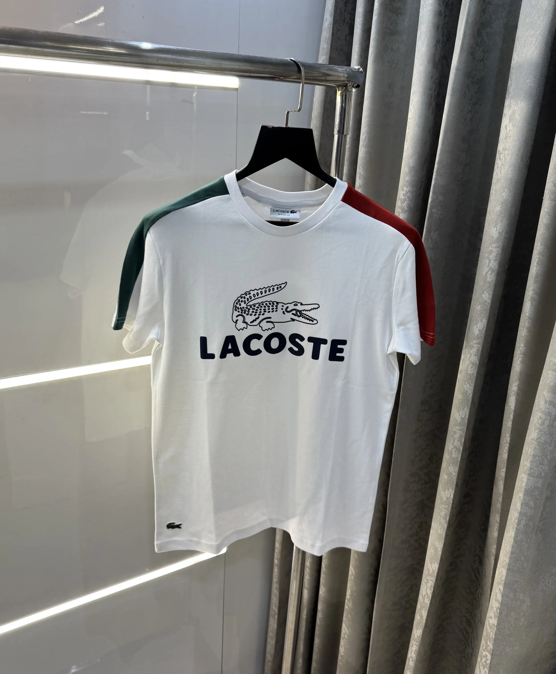 Lacost e White Logo Work Premium Classic T-Shirt