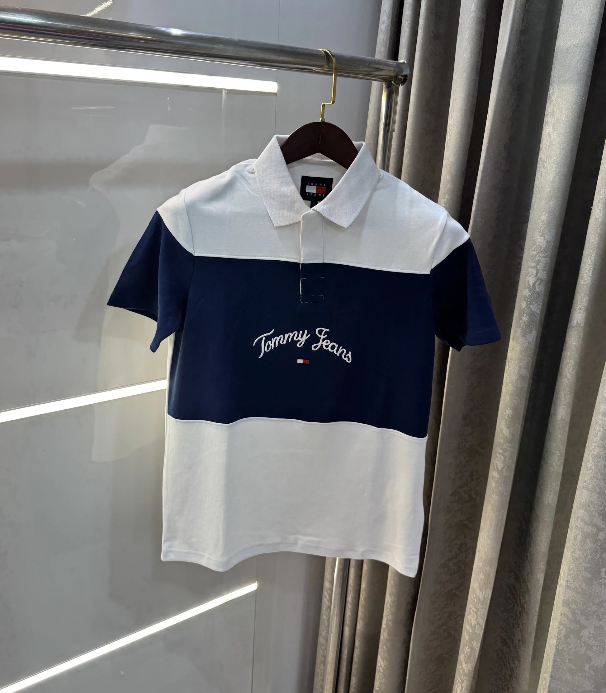 Tommy  Hilfiger White Logo Work Premium Polo T-Shirt