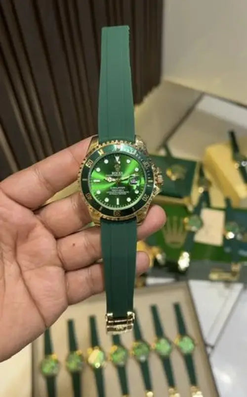 rolex green submarine