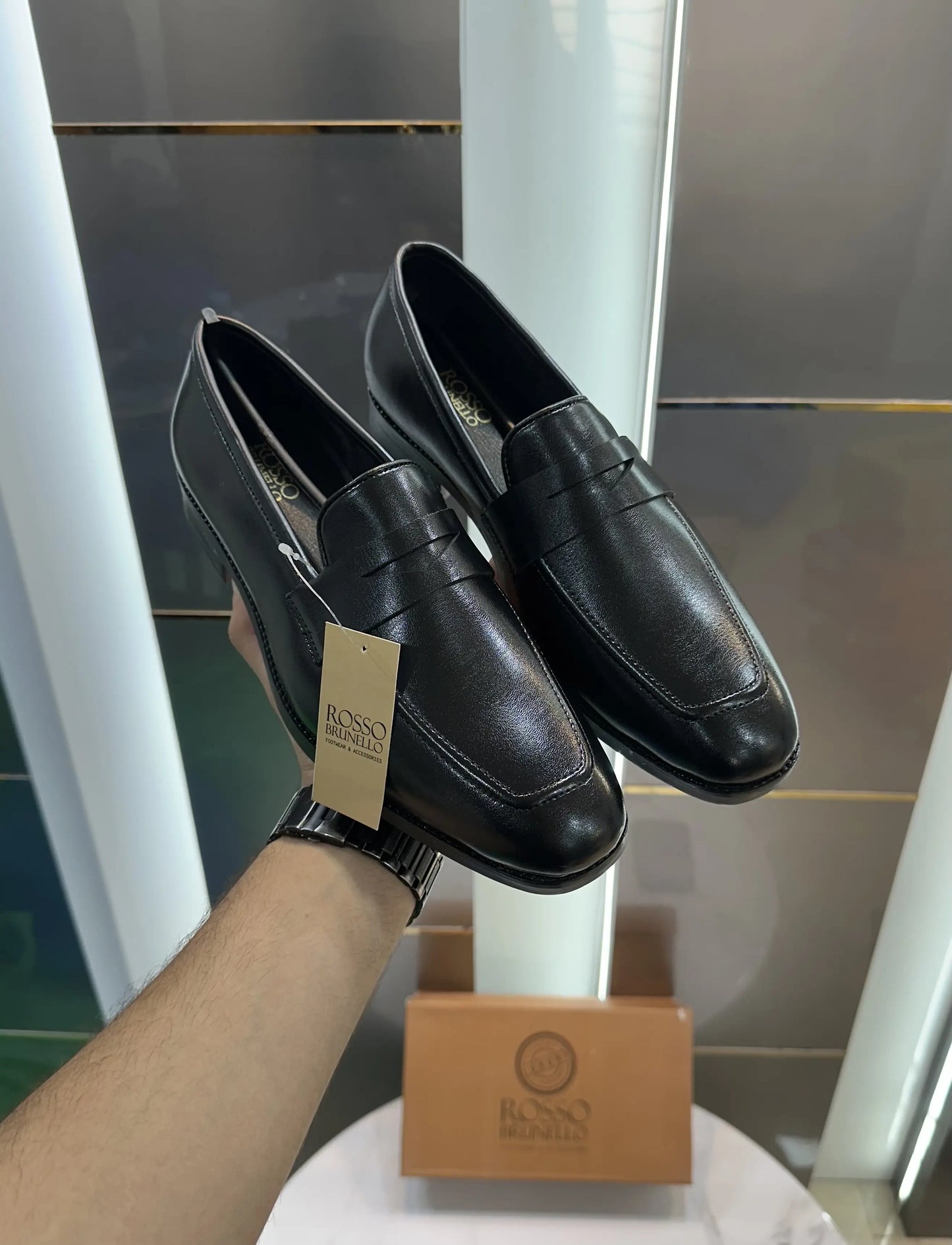 Rosso Brunello Black Premium Formal Shoe
