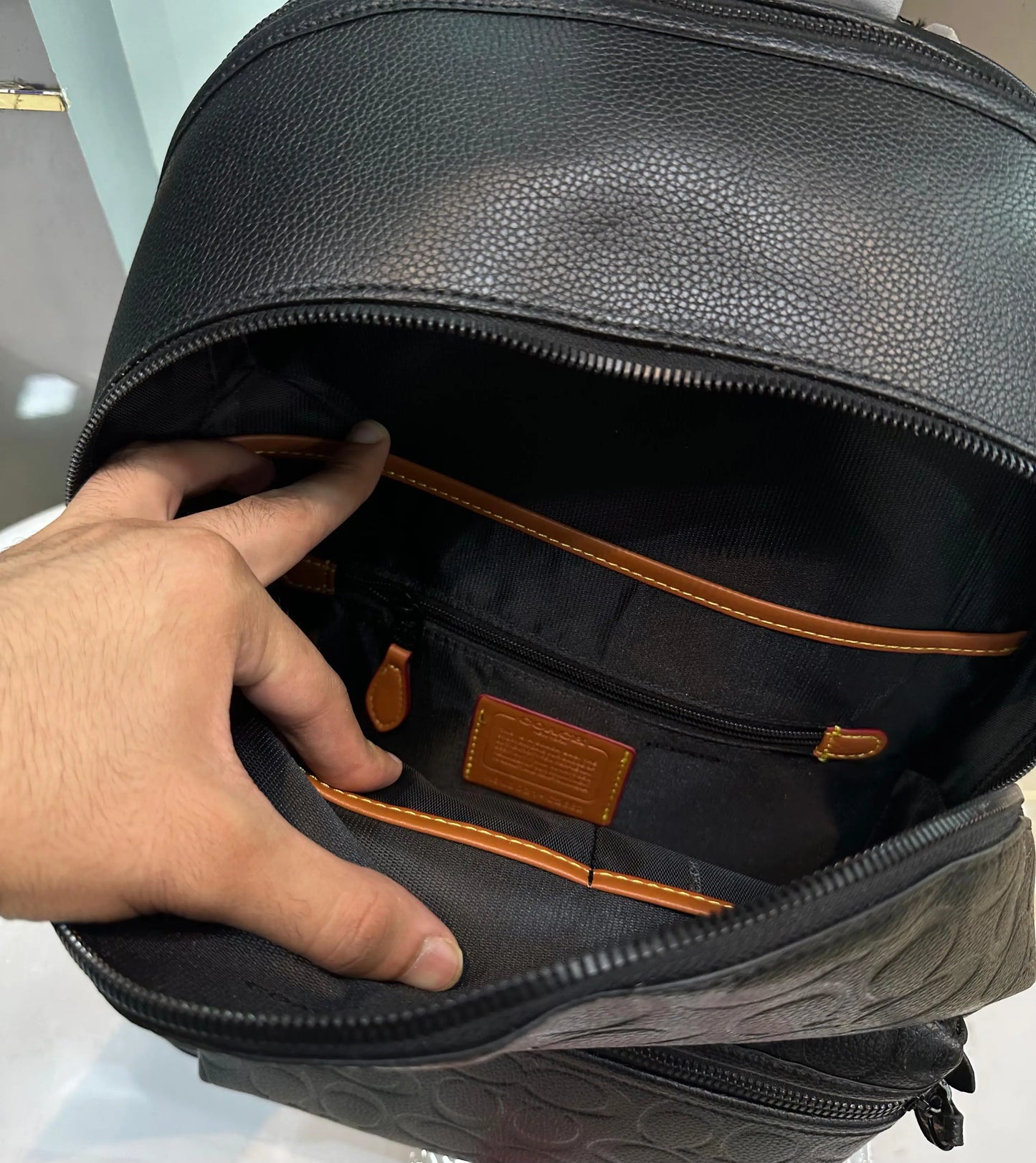 Mont Blan c Black Luxury Imported BackPack