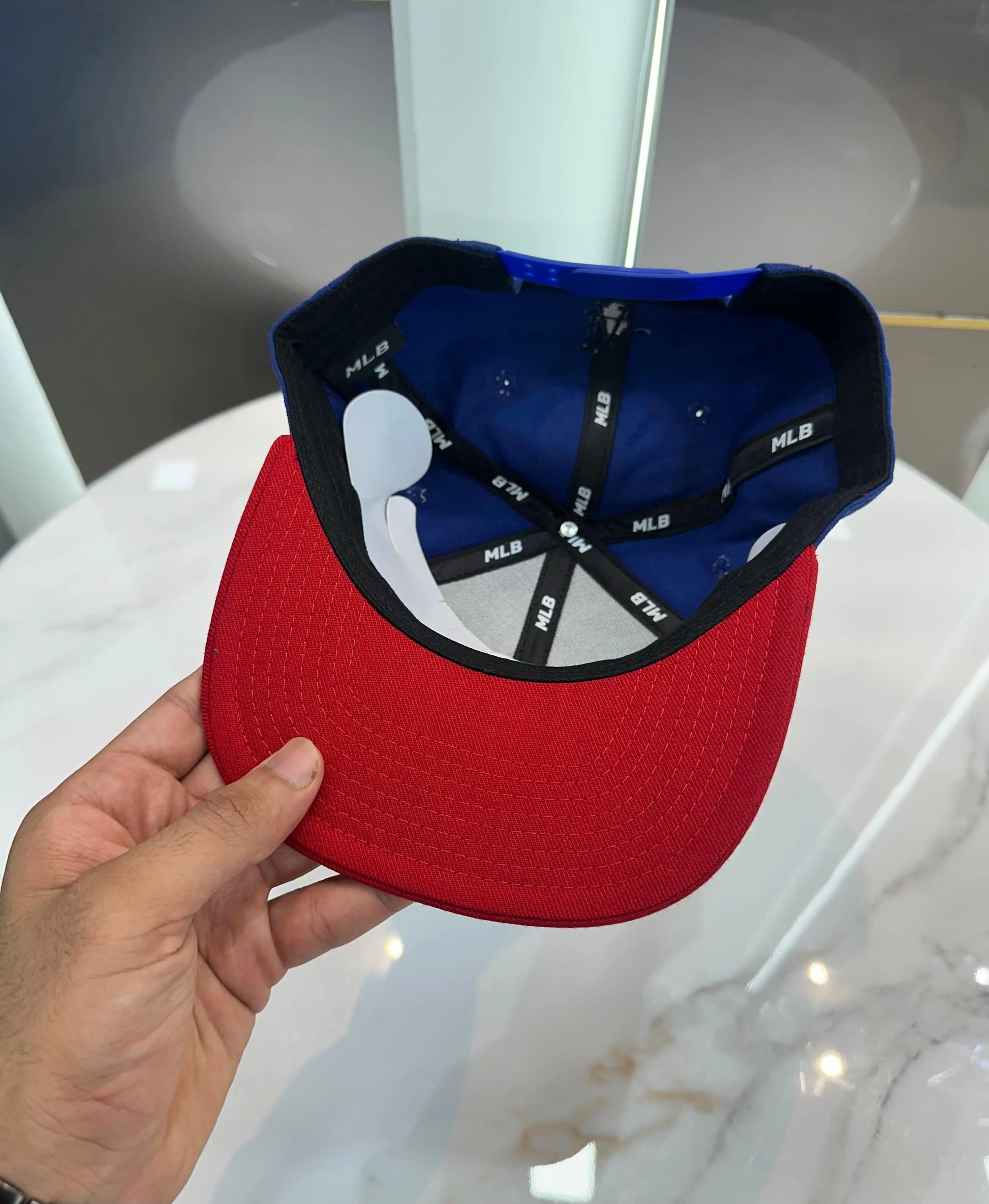 LA  Blue Red Imported Cap
