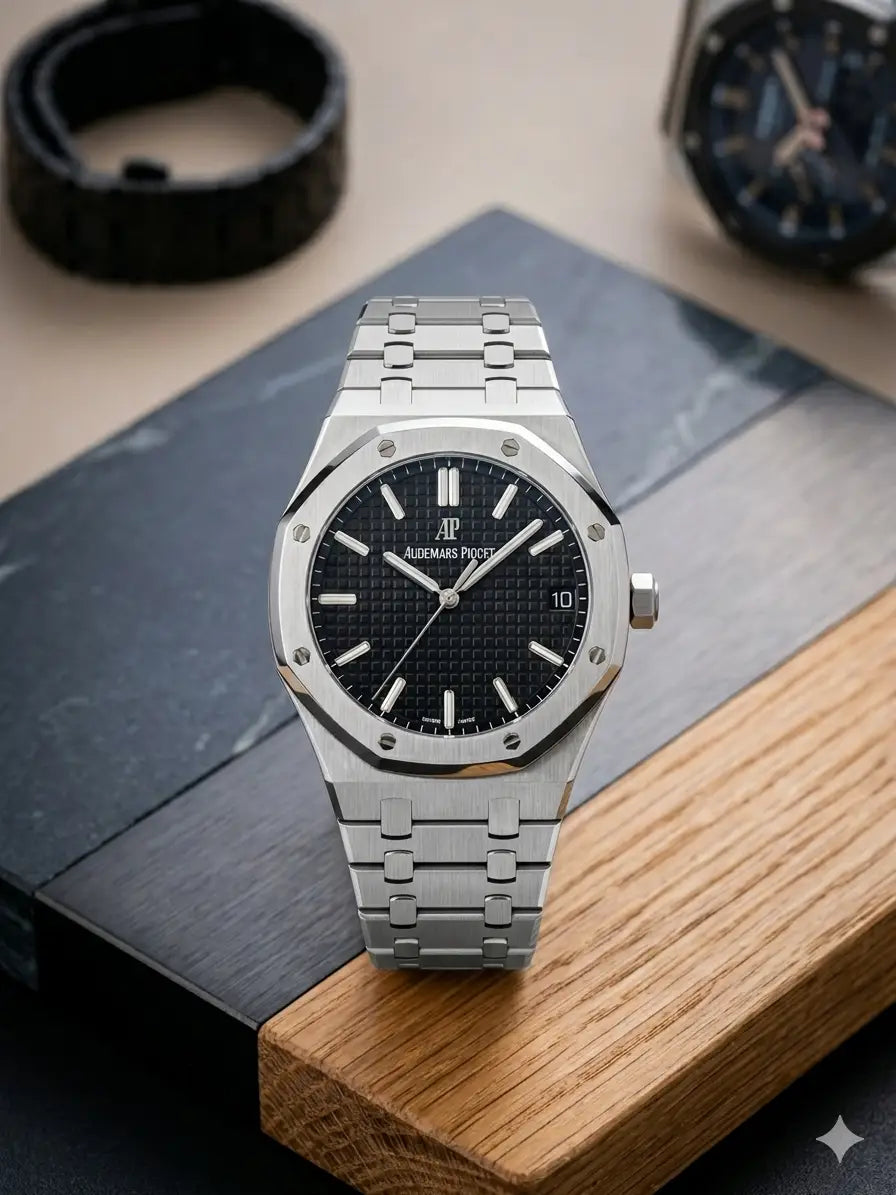 AUDEMARS PIGUET SILVER BLACK