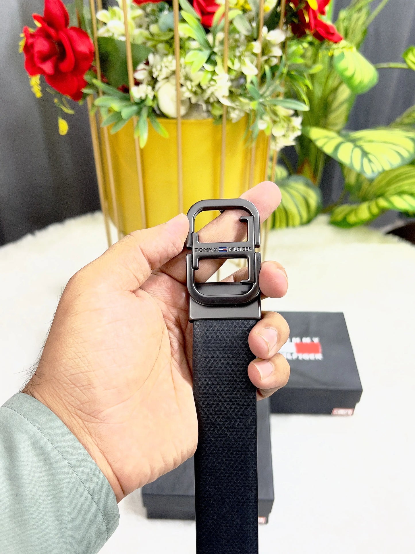 TOMMY IMP PREMIUM QUALITY REVERSEABLE BELT WITH OG BOX TH-915