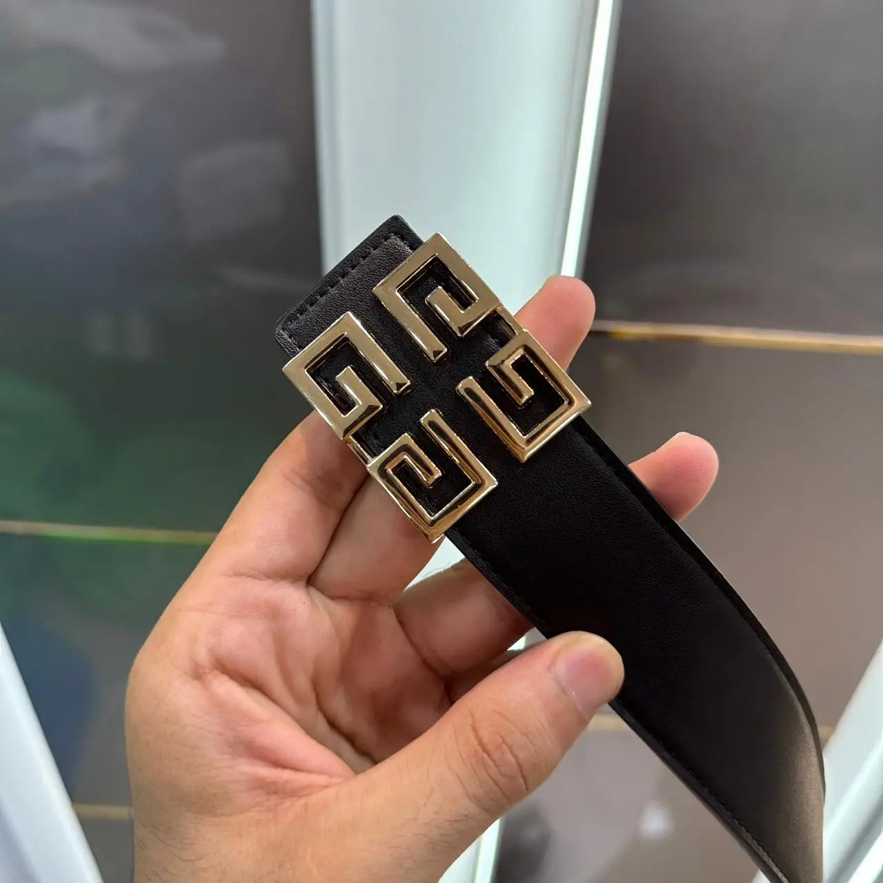 Givench y Gold Black Premium Imported Belt