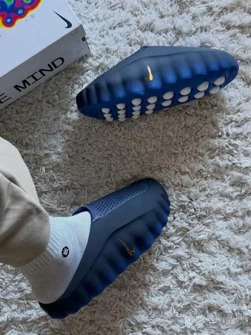 nikee Mind 001 Slide Blackened Blue Game Royal