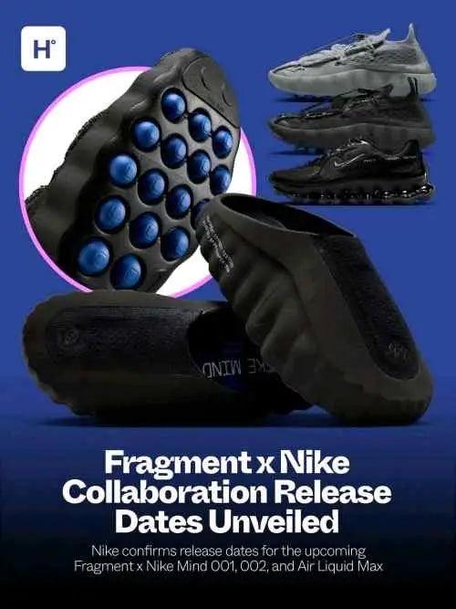 Nikee Mind 001 X Fragment Black Fix