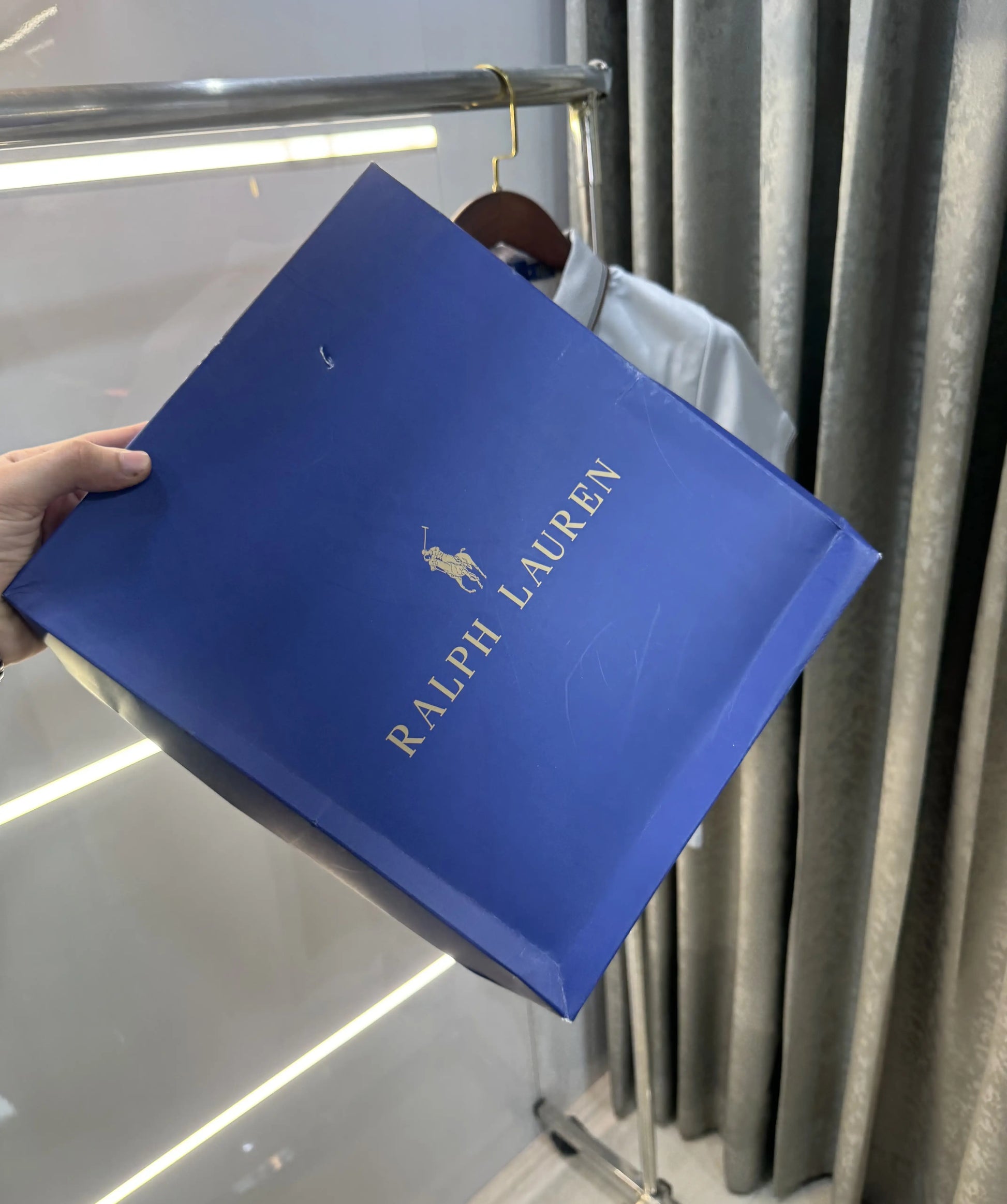 Ralph Lauren Wine Embroidery Logo Premium Polo T-shirt With Box Packing