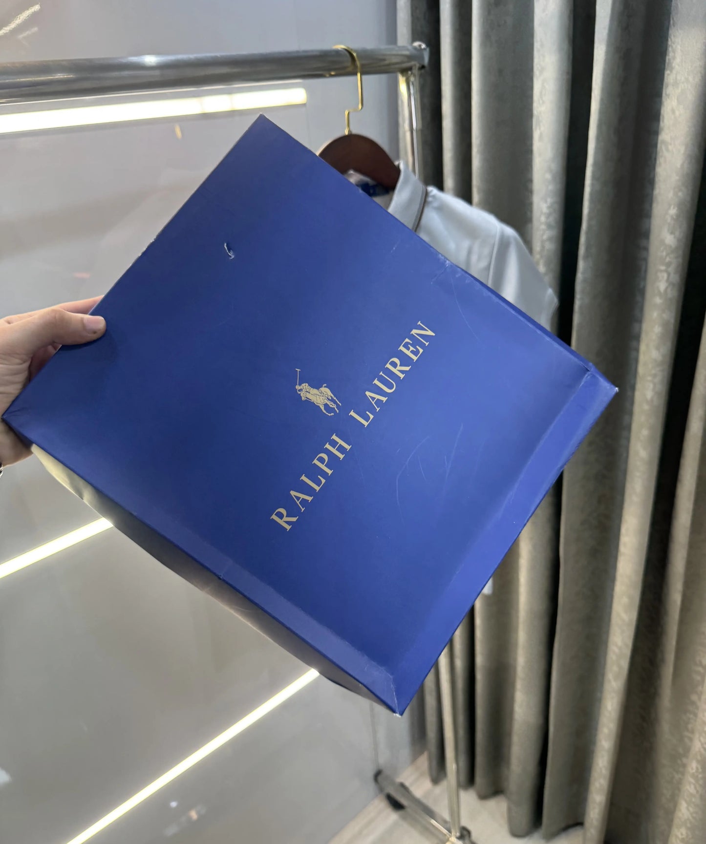 Ralph Lauren Black Embroidery Logo Premium Polo T-shirt With Box Packing