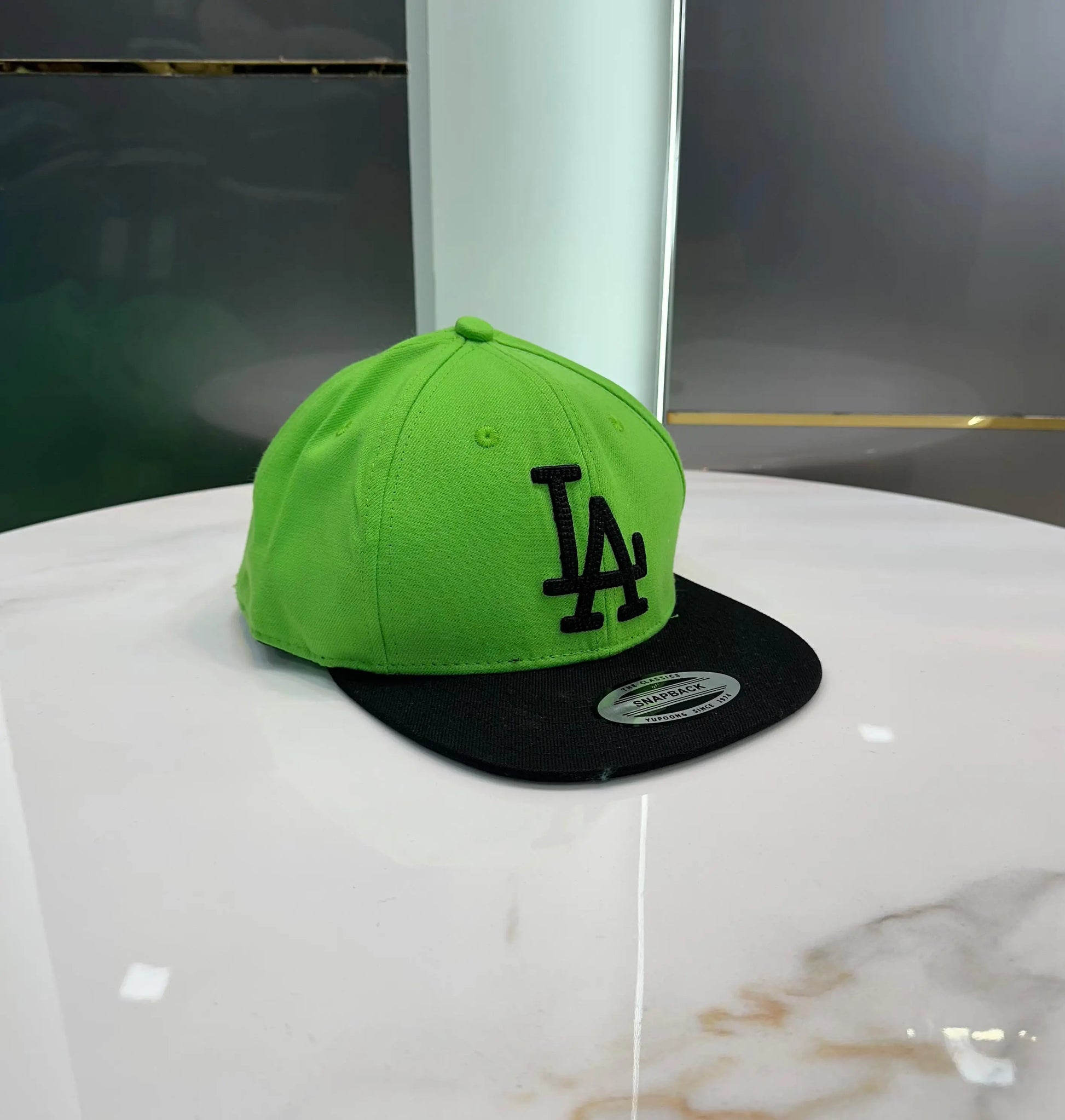 LA Green Black 001 Premium Imported Cap