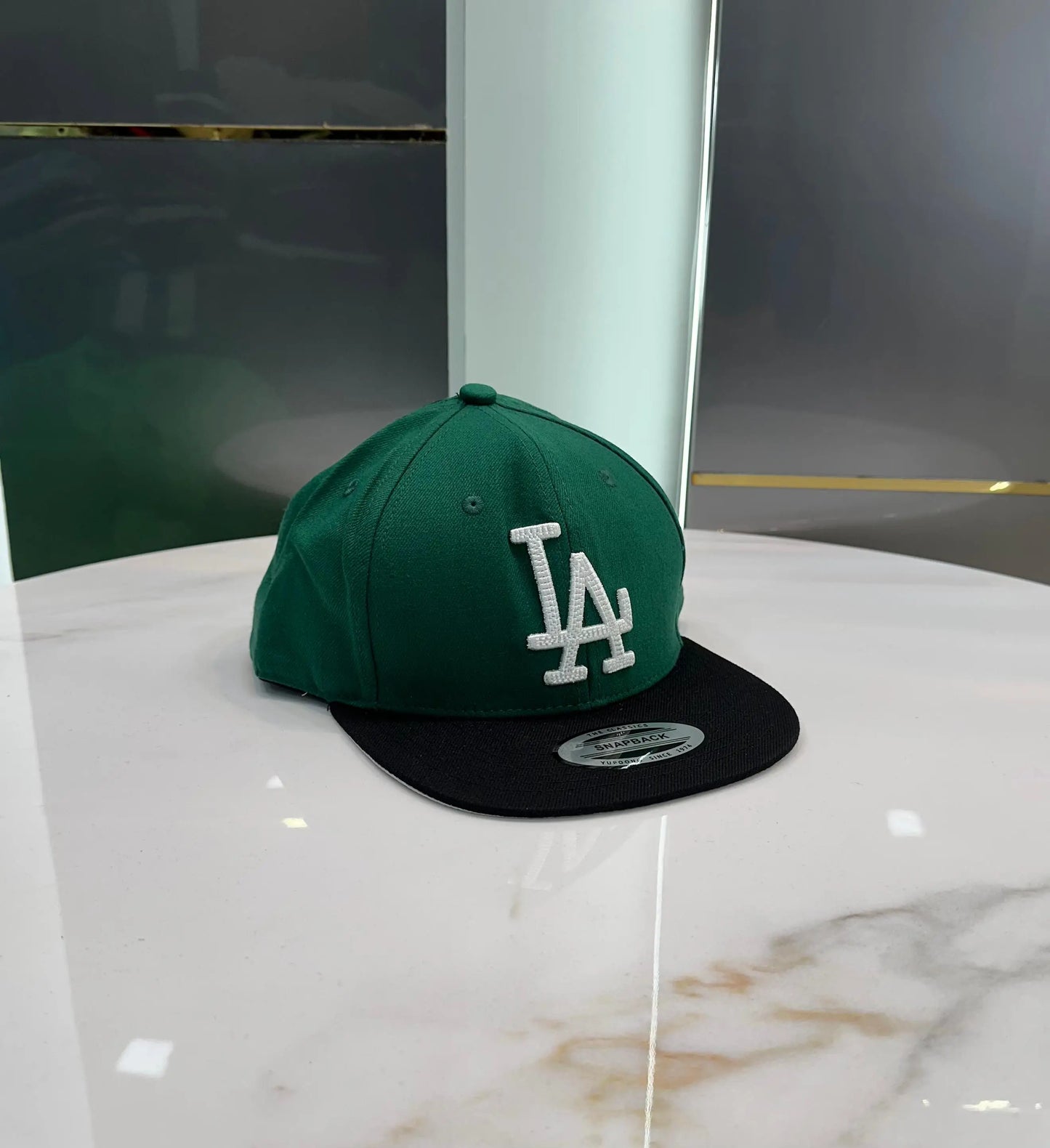 LA Dark Green Black 001 Premium Imported Cap