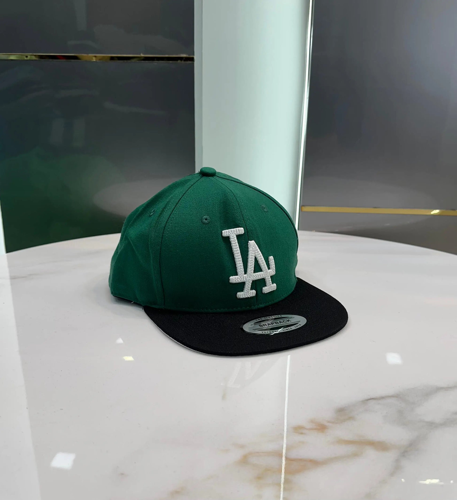 LA Dark Green Black 001 Premium Imported Cap