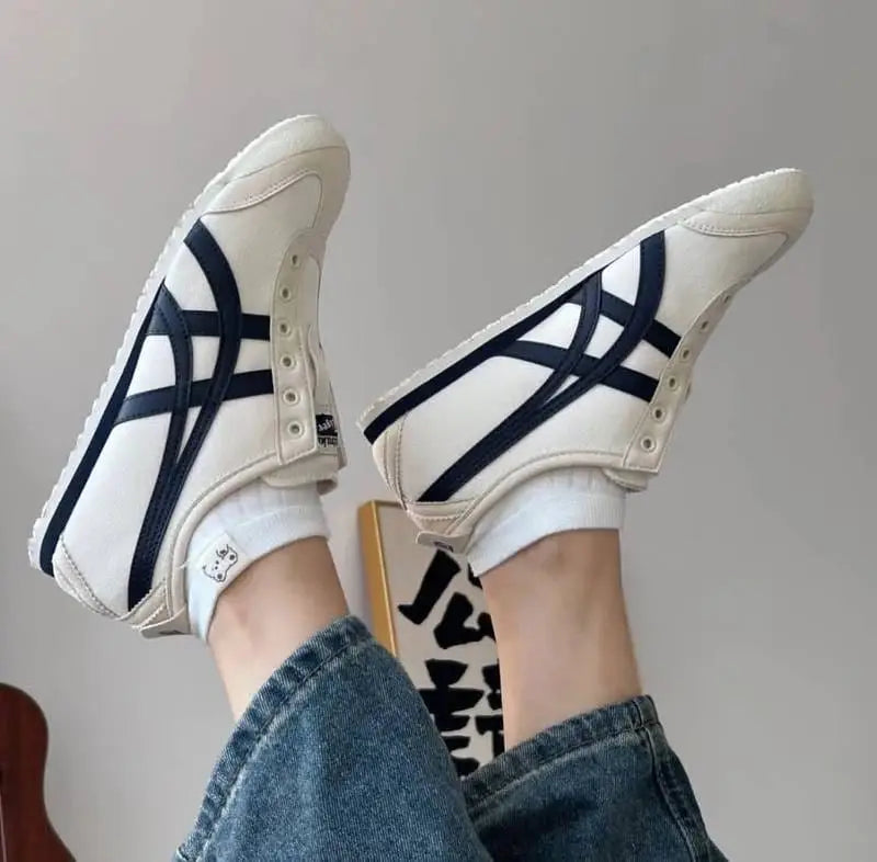Onitsuk_a Tiger Mexico 66 Slip-On - Birch Midnight Blue Girls First Copy D-1869