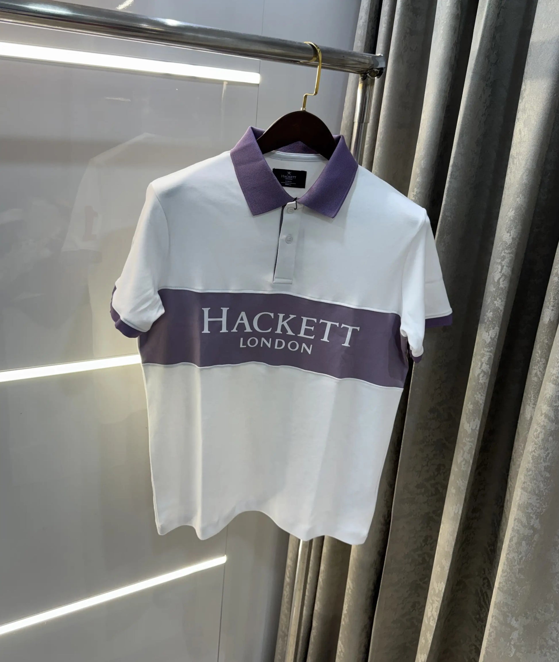 Hacket White Logo Work Premium Polo T-Shirt