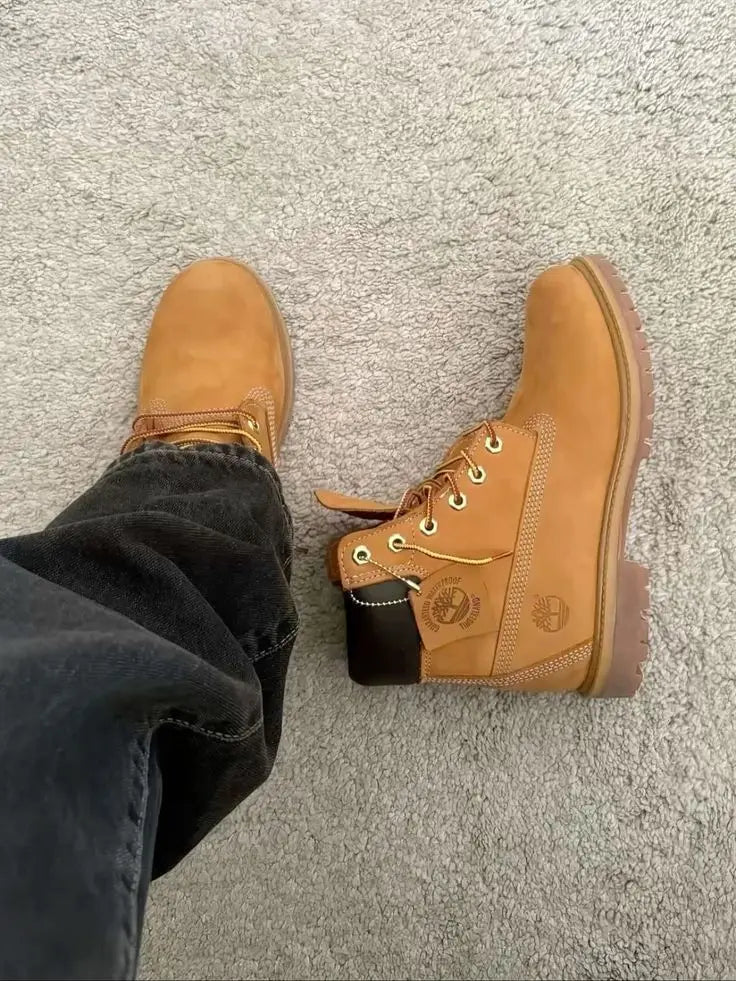 Timberland_Suede Leather Boots Tan