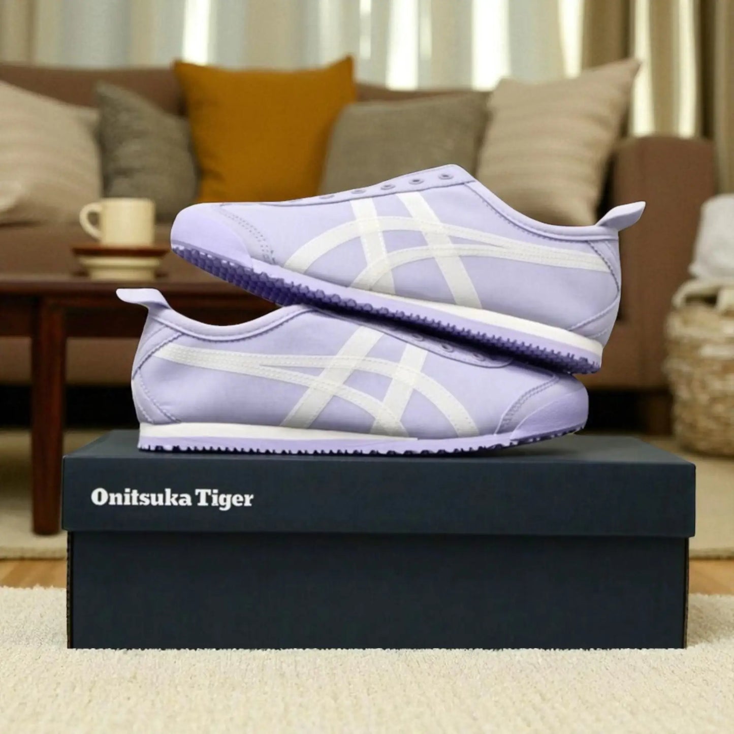 Onitsuk_a Tiger Mexico 66 Slip-On - PurpleWhite  Girls Premium First Copy D-1951