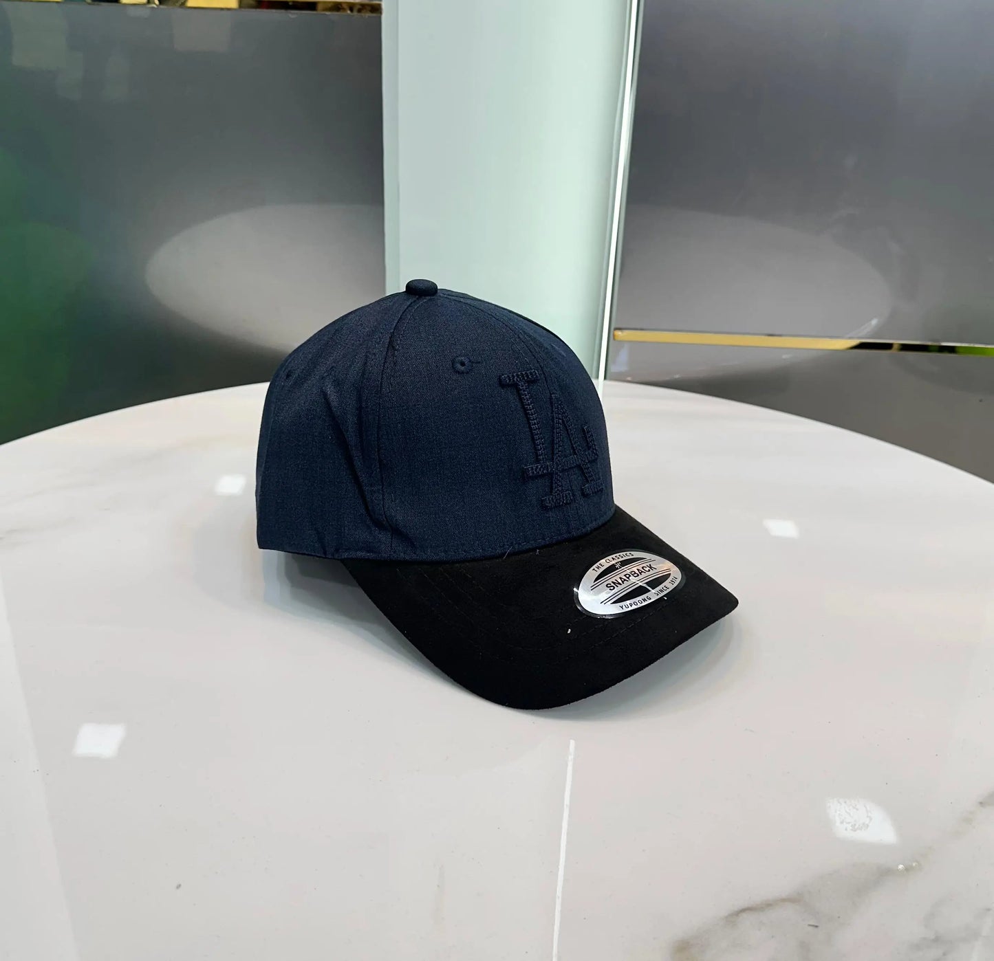 LA Blue Black 003 Premium Imported Cap