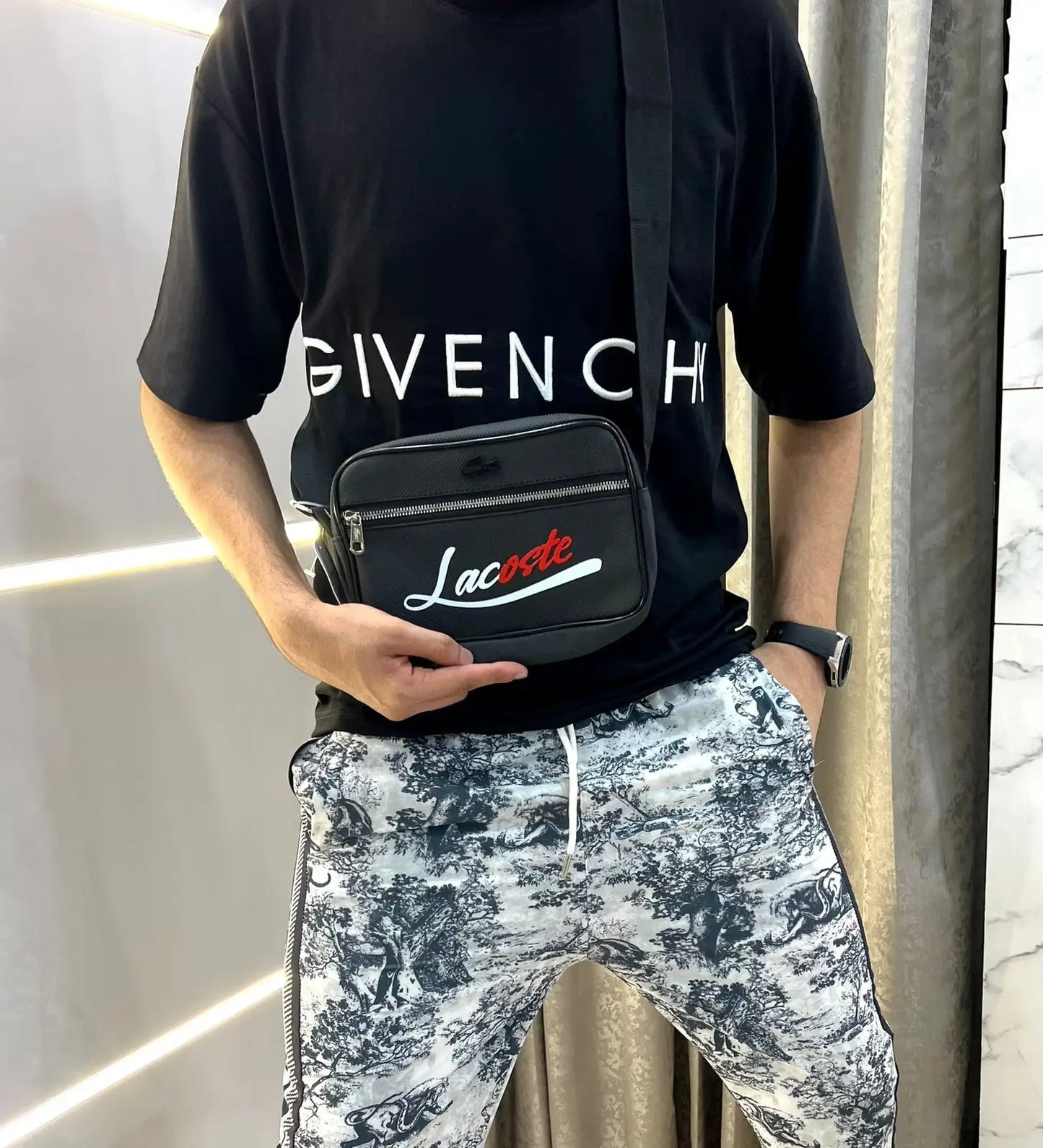 Lacost e Black 002 Premium Cross Bag