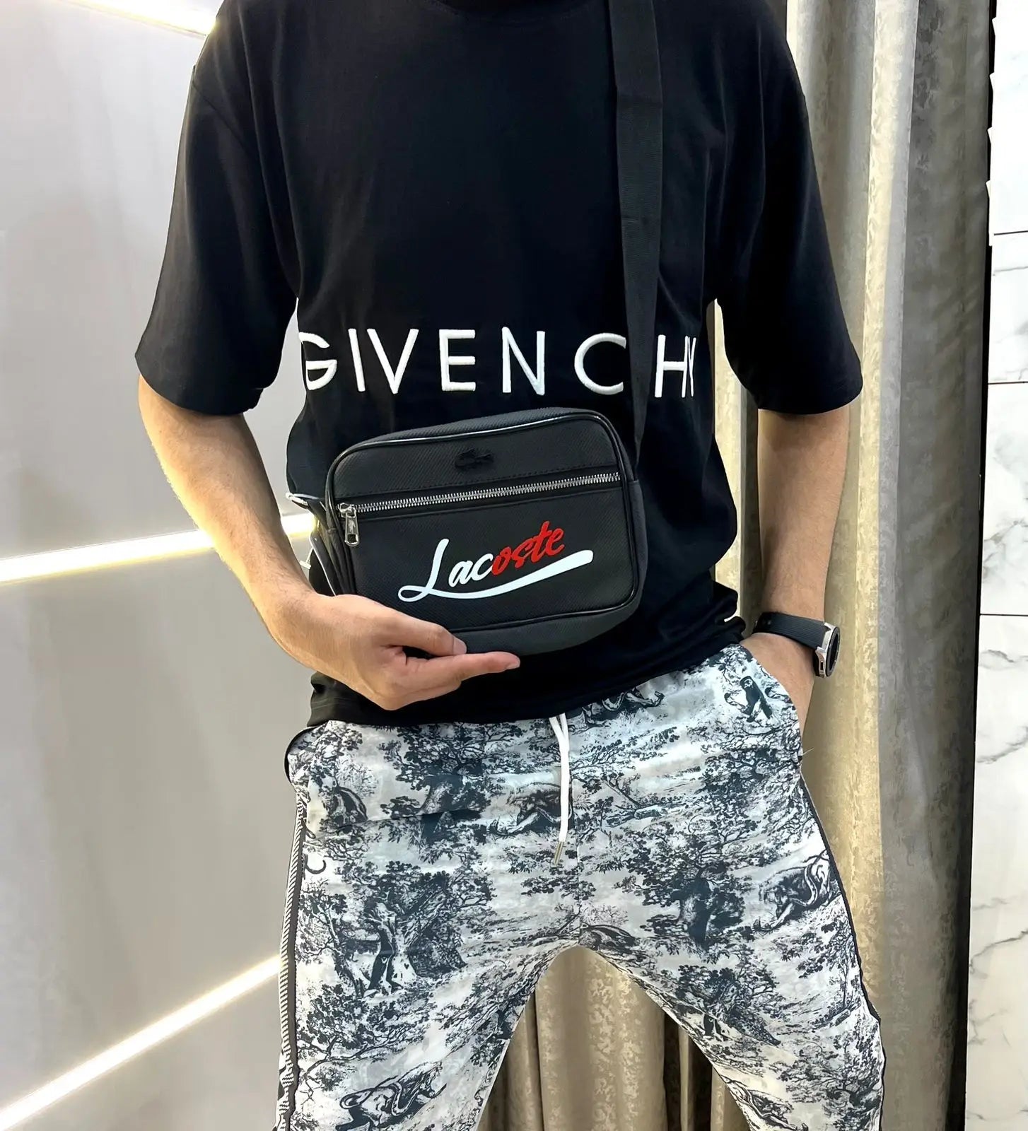 Lacost e Black 002 Premium Cross Bag