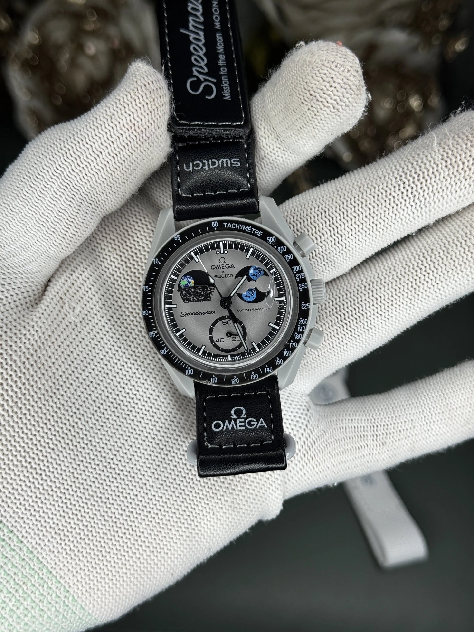 Omega x Swatch Grey Premium Watch
