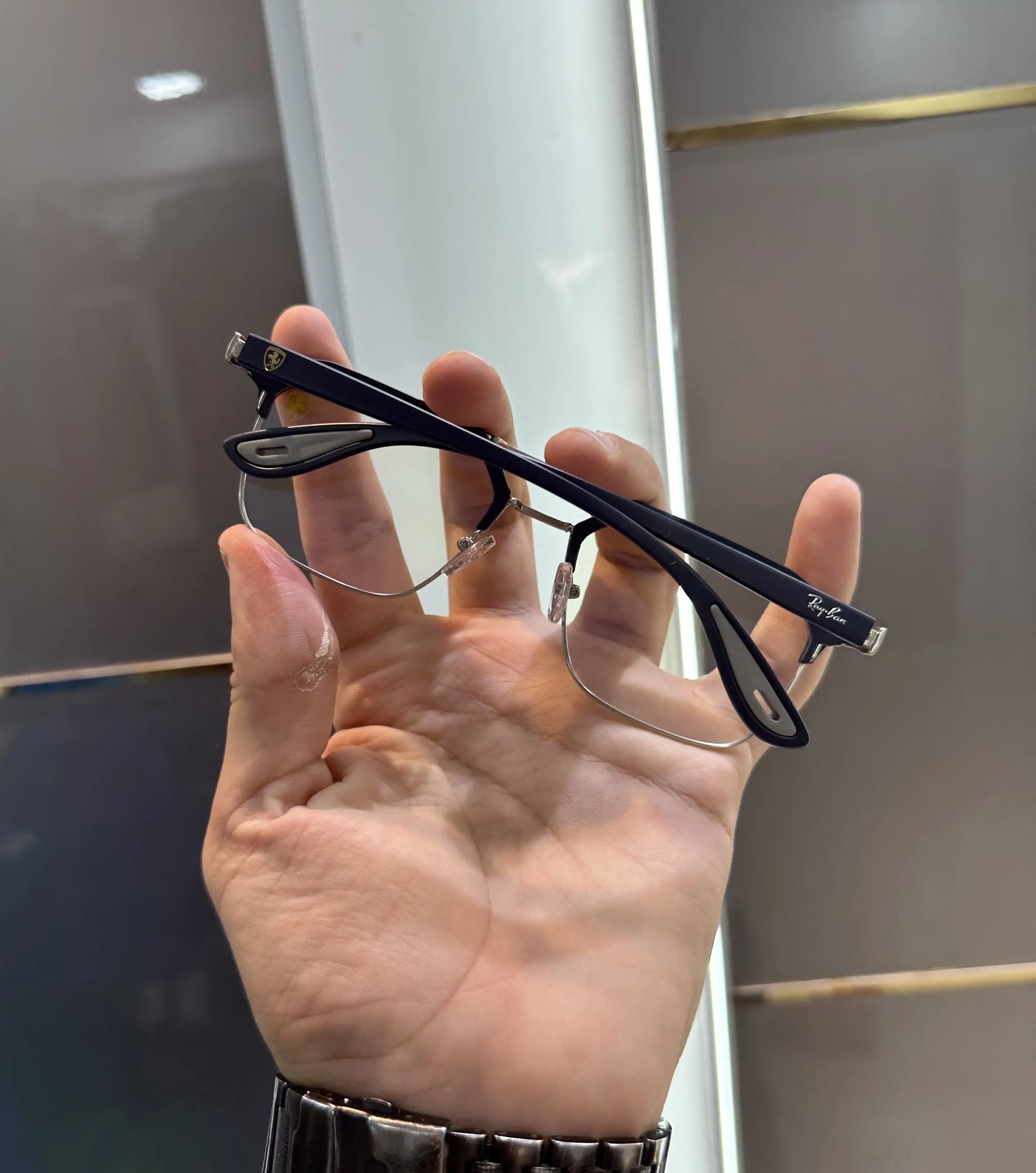 Rayban Blue Luxury Glasses 04