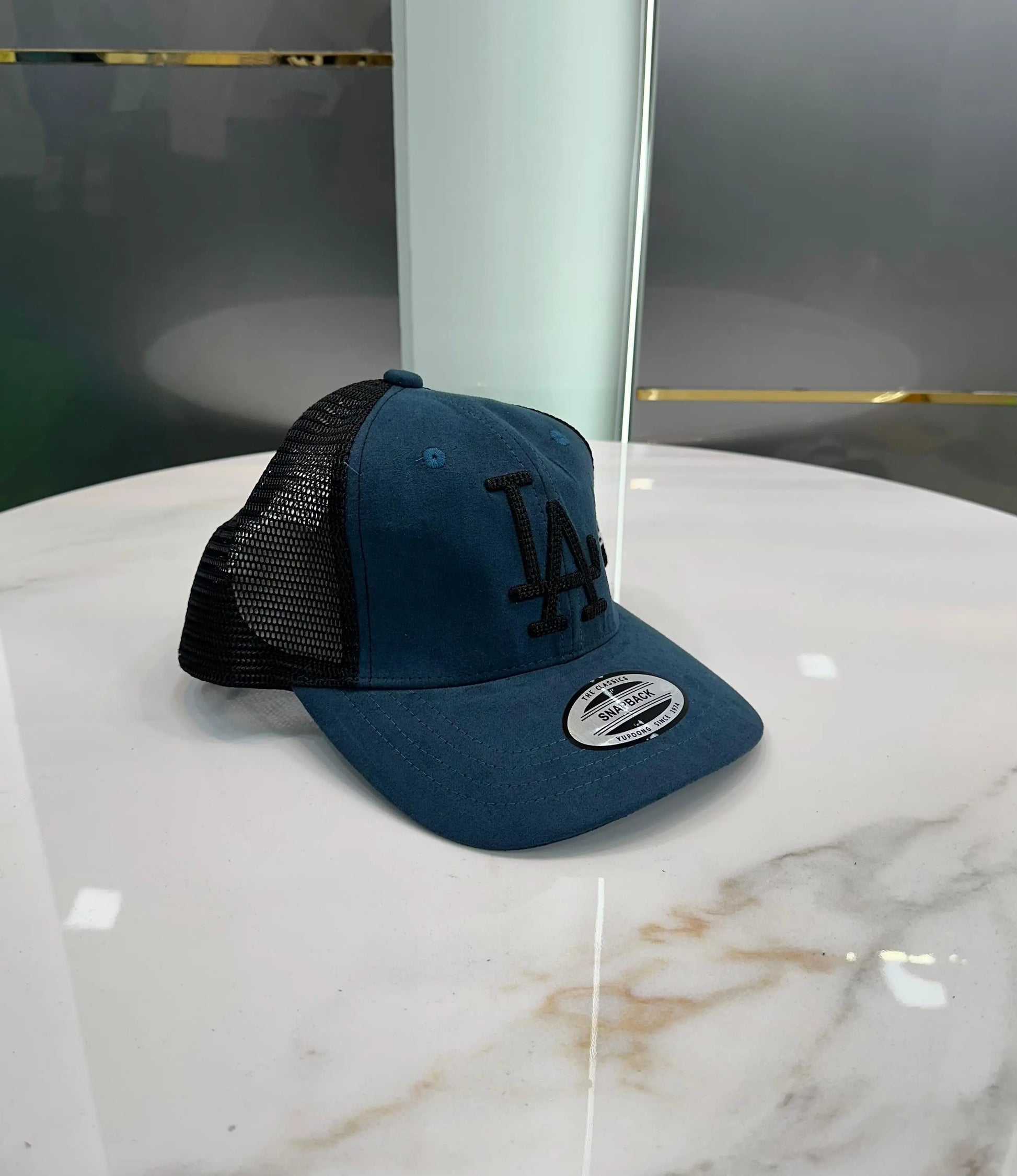 LA Blue (Suede) Premium Imported Cap
