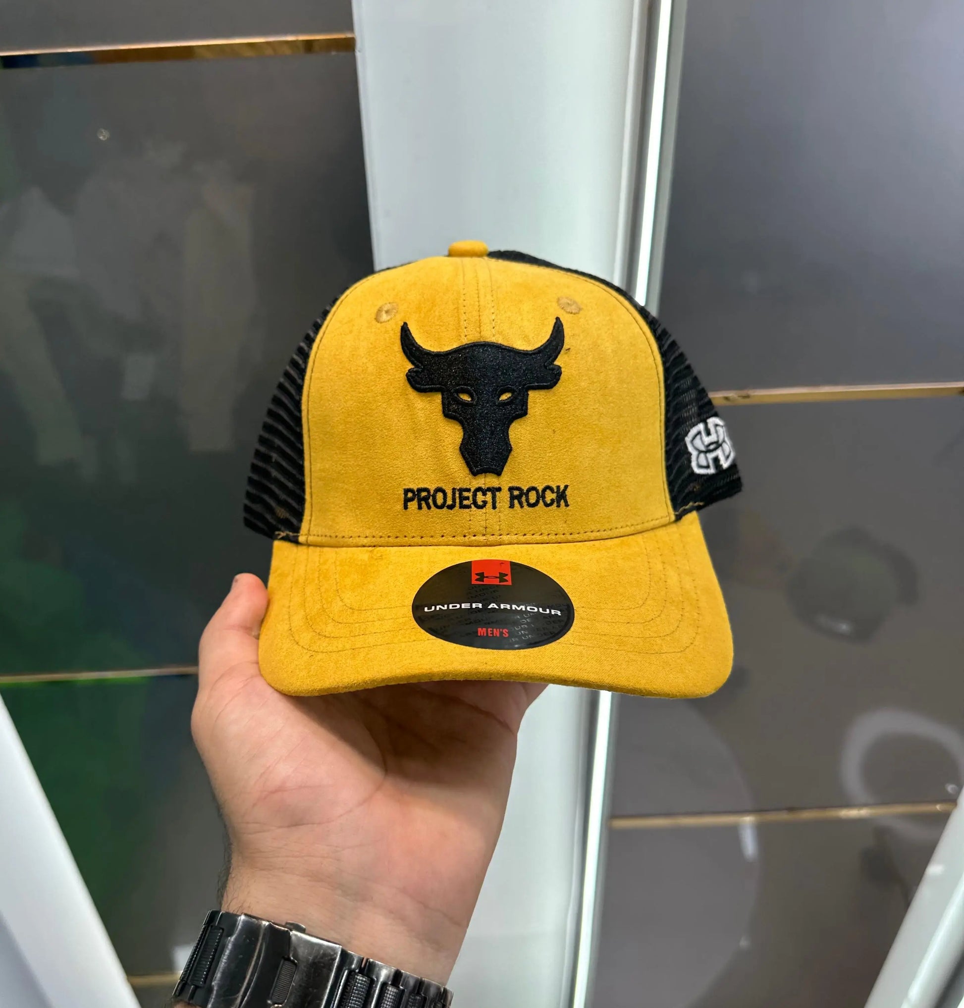 Under Armou r Yellow (Suede) Premium Imported Cap