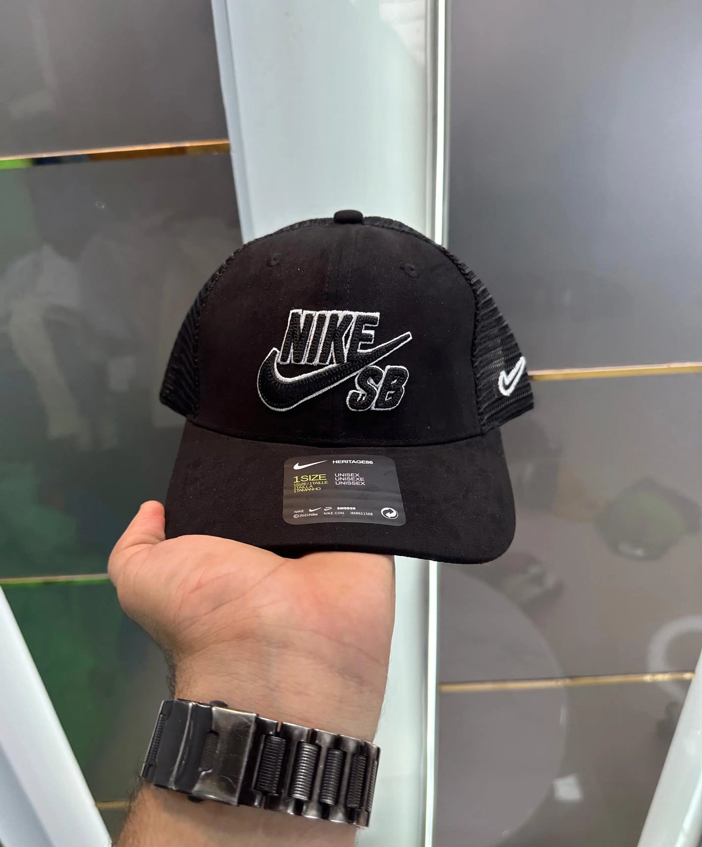 Nik e SB Black (Suede) Premium Imported Cap