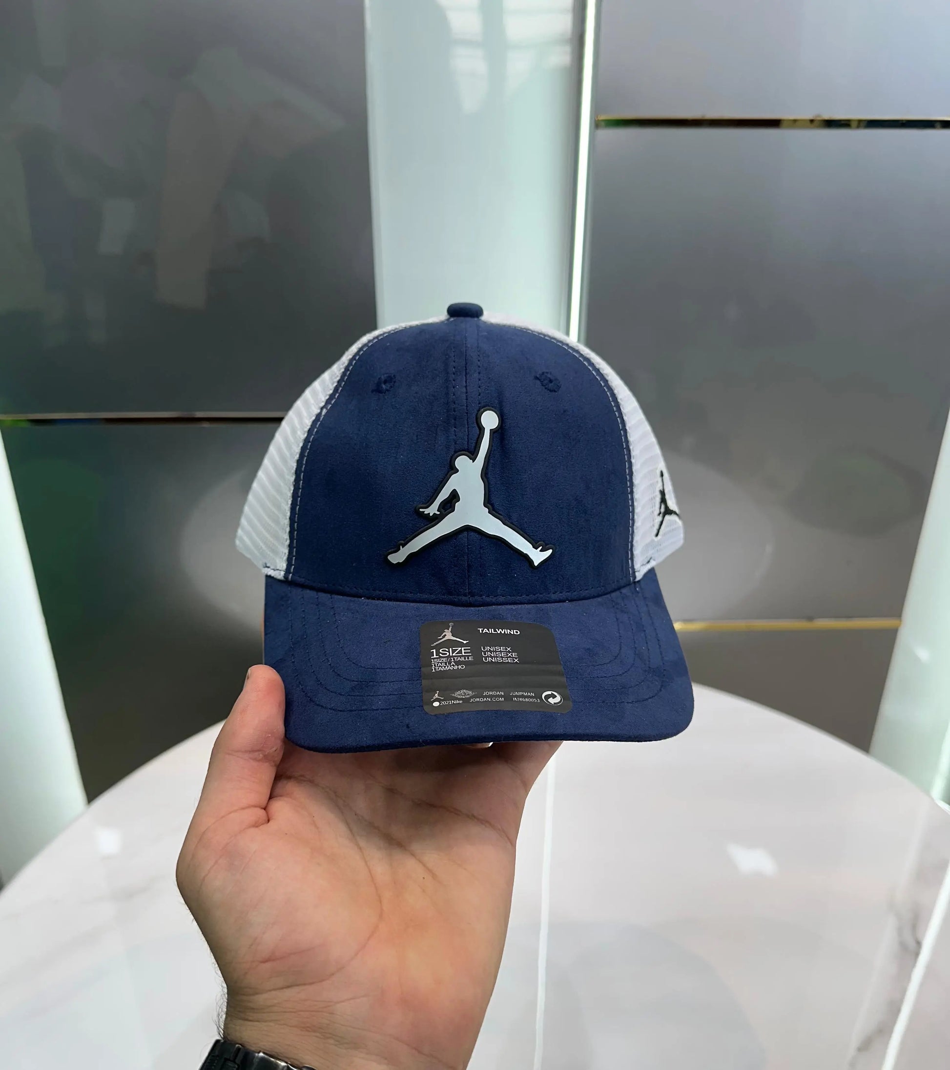 Jorda n Blue (Suede) Premium Imported Cap